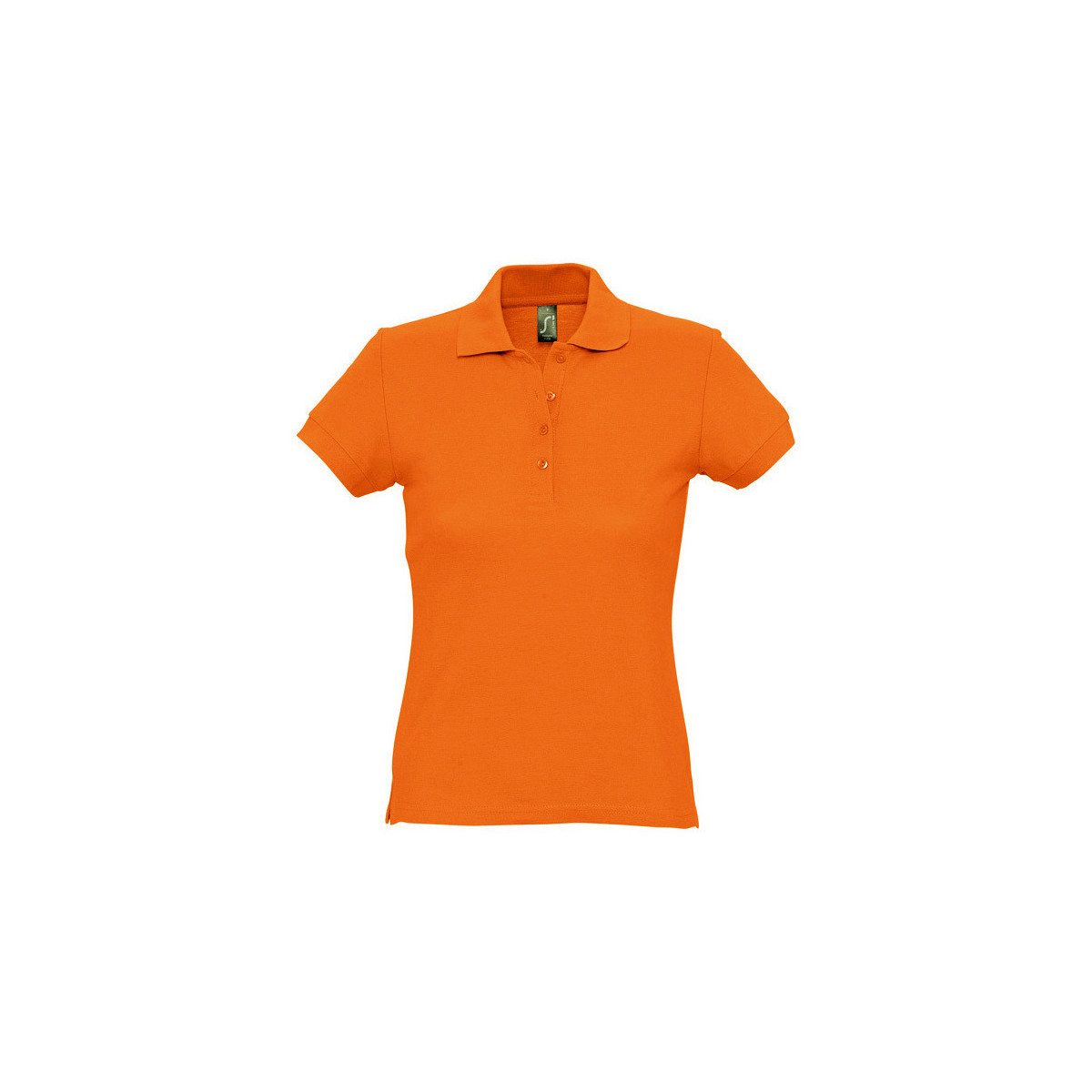 Textil Ženy Polo s krátkými rukávy Sols PASSION WOMEN COLORS Oranžová