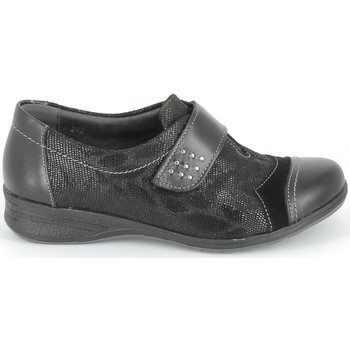 Boty Ženy Šněrovací polobotky  & Šněrovací společenská obuv Boissy Derby 7510 Noir Texturé Černá