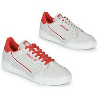 Boty Nízké tenisky adidas Originals CONTINENTAL 80 Béžová / Červená