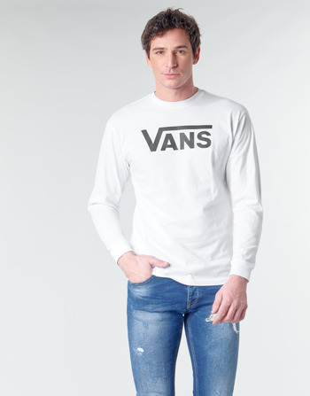Textil Muži Trička s dlouhými rukávy Vans VANS CLASSIC Bílá