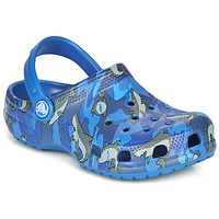 Boty Chlapecké Pantofle Crocs CLASSIC SHARK CLOG Modrá