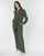 Textil Ženy Overaly / Kalhoty s laclem MICHAEL Michael Kors ROLL SLV SAFARI JMPST Khaki