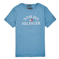 Textil Chlapecké Trička s krátkým rukávem Tommy Hilfiger KB0KB05619 Modrá