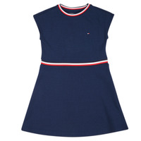 Textil Dívčí Krátké šaty Tommy Hilfiger KG0KG05107 Tmavě modrá