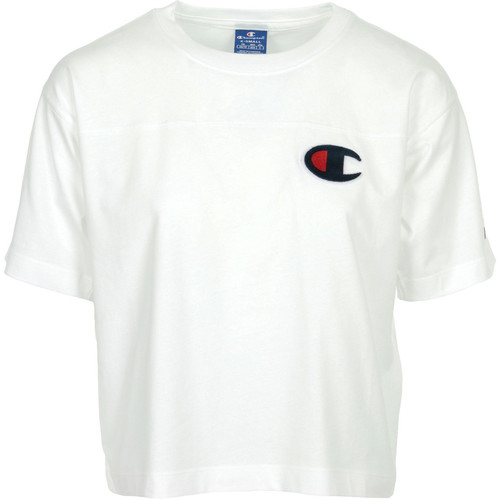 Textil Ženy Trička s krátkým rukávem Champion Crewneck T-Shirt Bílá