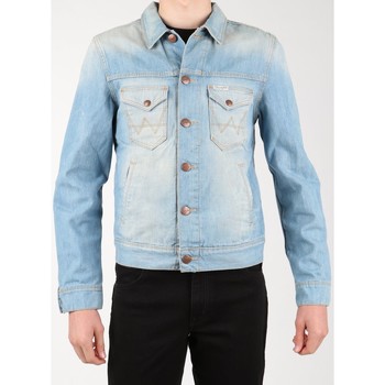 Textil Muži Saka / Blejzry Wrangler Denim Jacket W458QE20T Modrá