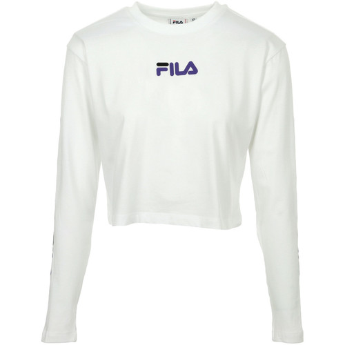 Textil Ženy Trička s krátkým rukávem Fila Reva Cropped T-Shirt Bílá