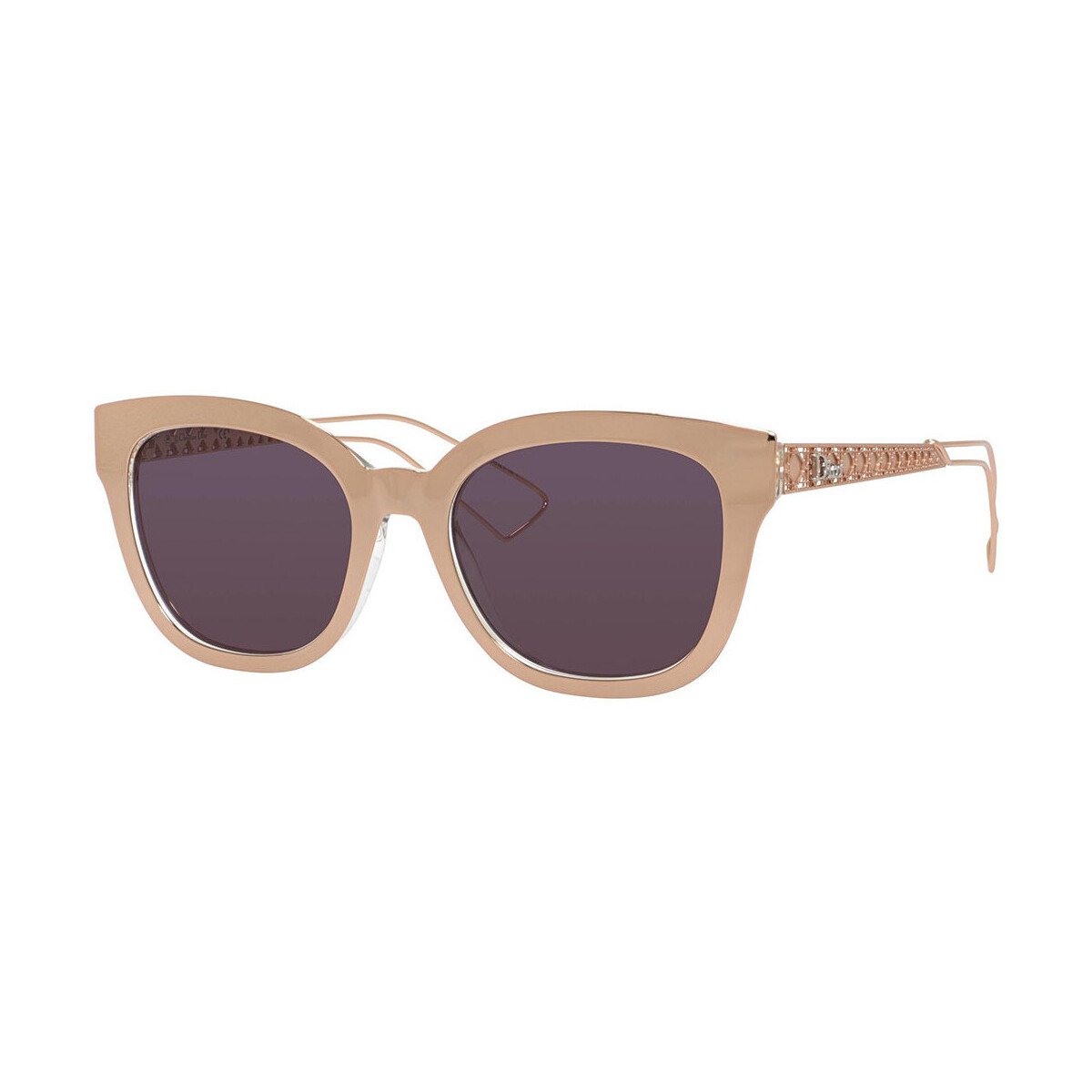 Hodinky & Bižuterie Ženy sluneční brýle Dior AMA1-SBH Zlatá
