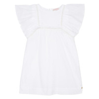 Textil Dívčí Krátké šaty Lili Gaufrette MELINA Bílá