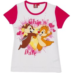 Textil Dívčí Trička s krátkým rukávem Disney WD26120-FUCSIA Růžová