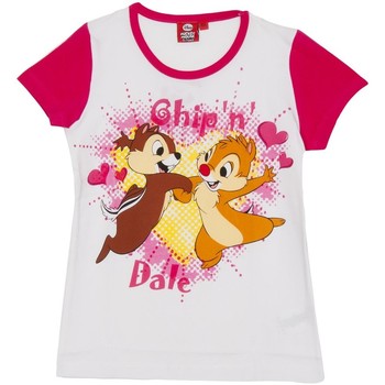 Disney Trička s krátkým rukávem Dětské WD26120-FUCSIA - Růžová