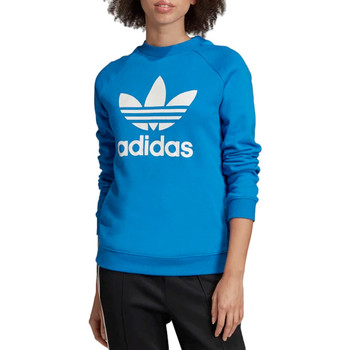 Textil Ženy Teplákové bundy adidas Originals adidas Trefoil Crewneck Sweatshirt Modrá
