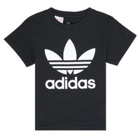 Textil Děti Trička s krátkým rukávem adidas Originals LEILA Černá