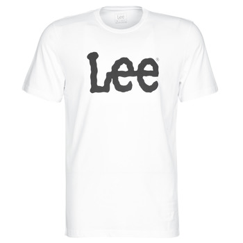 Textil Muži Trička s krátkým rukávem Lee LOGO TEE SHIRT Bílá