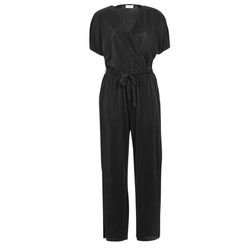 Textil Ženy Overaly / Kalhoty s laclem Moony Mood CLOKES Černá