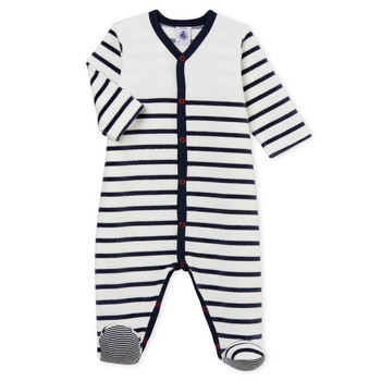 Textil Chlapecké Pyžamo / Noční košile Petit Bateau FUT Bílá / Modrá