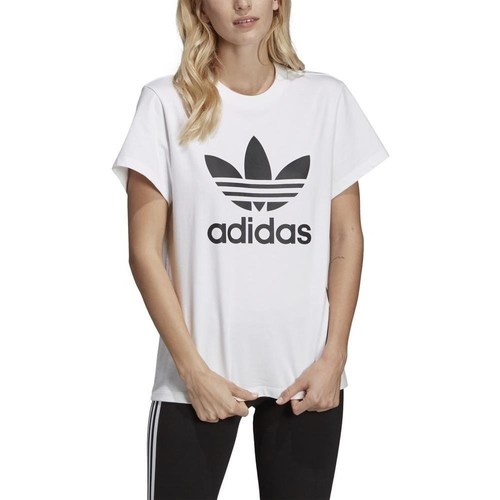 Textil Ženy Trička s krátkým rukávem adidas Originals Originals Boyfriend Bílá
