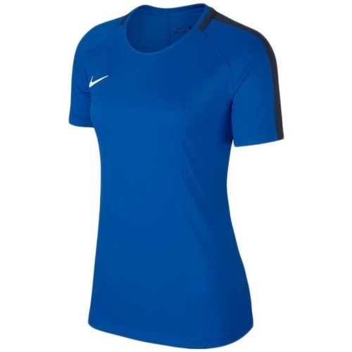 Textil Ženy Trička s krátkým rukávem Nike Dry Academy 18 Modrá