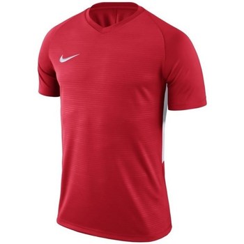 Textil Chlapecké Trička s krátkým rukávem Nike JR Tiempo Prem Červená