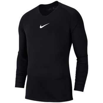 Textil Chlapecké Trička s krátkým rukávem Nike JR Dry Park First Layer Černá