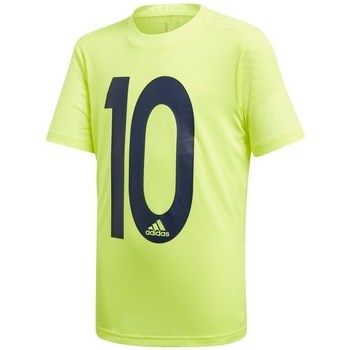 Textil Chlapecké Trička s krátkým rukávem adidas Originals JR Messi Icon Jersey Zelená