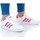 Boty Děti Nízké tenisky adidas Originals Grand Court K Bílé, Růžové