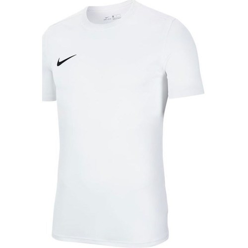 Textil Chlapecké Trička s krátkým rukávem Nike JR Dry Park Vii Bílá
