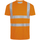 Textil Muži Trička s krátkým rukávem Sols MERCURE PRO VISIBLITY WORK Oranžová