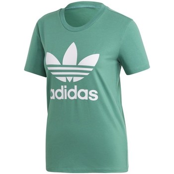 Textil Ženy Trička s krátkým rukávem adidas Originals Trefoil Tee Zelená
