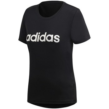 adidas Trička s krátkým rukávem D2M Logo Tee - Černá