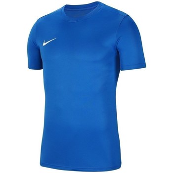 Textil Chlapecké Trička s krátkým rukávem Nike Dry Park Vii Jsy Modrá