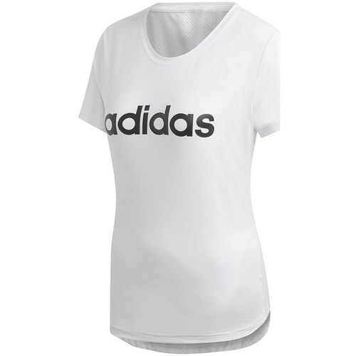 Textil Ženy Trička s krátkým rukávem adidas Originals D2M Logo Tee Bílá