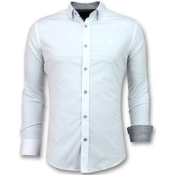 Textil Muži Košile s dlouhymi rukávy Tony Backer 102433512 Bílá