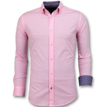 Textil Muži Košile s dlouhymi rukávy Tony Backer 102420126 Růžová