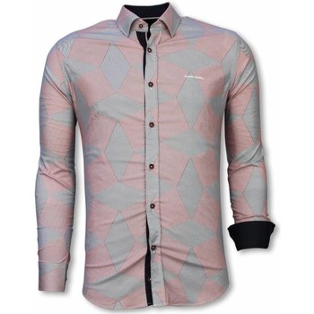 Textil Muži Košile s dlouhymi rukávy Tony Backer 68682320 Růžová