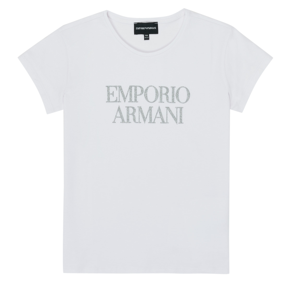 Textil Dívčí Trička s krátkým rukávem Emporio Armani 8N3T03-3J08Z-0100 Bílá