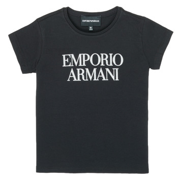 Textil Dívčí Trička s krátkým rukávem Emporio Armani 8N3T03-3J08Z-0999 Černá