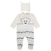 Textil Chlapecké Pyžamo / Noční košile Emporio Armani 6HHV08-4J3IZ-0101 Bílá / Modrá