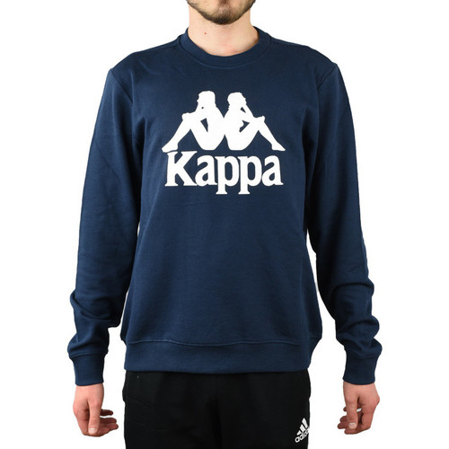 Textil Muži Teplákové bundy Kappa Sertum RN Sweatshirt Modrá