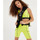 Textil Ženy Tílka / Trička bez rukávů  Nicce London Carbon racerback bra Žlutá