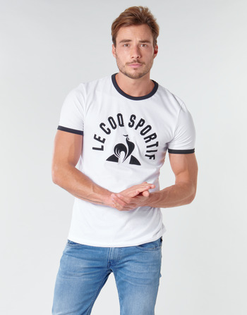 Textil Muži Trička s krátkým rukávem Le Coq Sportif ESS TEE SS N°3 M Bílá