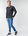 Textil Muži Trička s dlouhými rukávy Emporio Armani EA7 TRAIN CORE ID M TEE LS ST Černá / Bílá