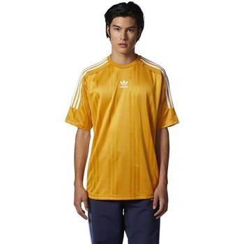 Textil Muži Trička s krátkým rukávem adidas Originals Originals Jacquard 3 Stripes Tshirt Žlutá
