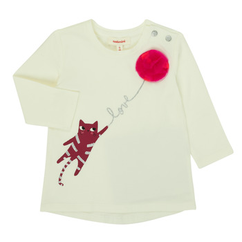Textil Dívčí Trička s dlouhými rukávy Catimini CR10063-11 Růžová