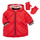 Textil Dívčí Prošívané bundy Catimini CR42013-38 Červená
