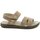 Boty Dívčí Sandály Arno Molekinha 2402-215 béžové dětské sandály Béžová