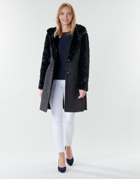 Textil Ženy Kabáty Lauren Ralph Lauren COMBO FX SH-COAT Černá