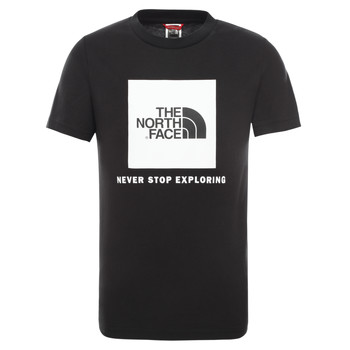 Textil Děti Trička s krátkým rukávem The North Face BOX TEE SUMMIT Černá