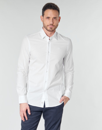 Textil Muži Košile s dlouhymi rukávy G-Star Raw DRESSED SUPER SLIM SHIRT LS Bílá