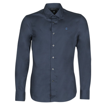 Textil Muži Košile s dlouhymi rukávy G-Star Raw DRESSED SUPER SLIM SHIRT LS Modrá